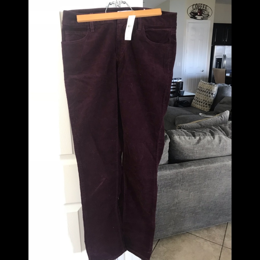 Burgundy pants